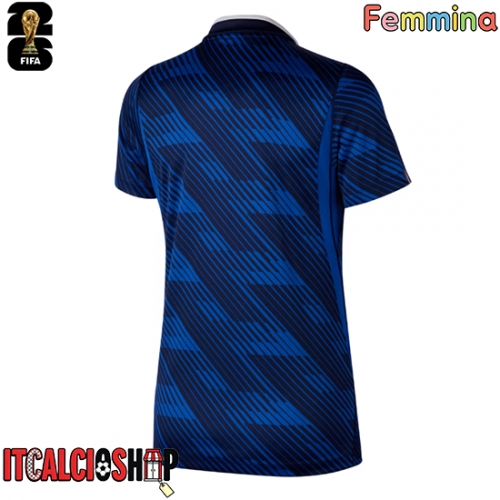 Francia Prima Maglia Femmina Mondiali 2026 Manica Corta